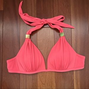 hot pink bikini top